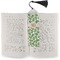 Tropical Leaves Bookmark with tassel - In book