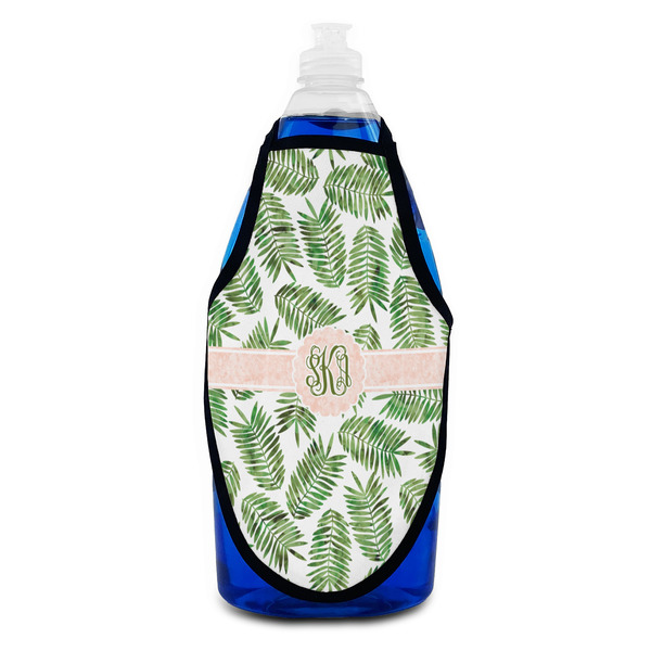 Tropical Leaves Bottle Apron - Soap - FRONT