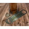 Tropical Leaves Bottle Opener - In Use