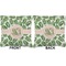Tropical Leaves Burlap Pillow Approval