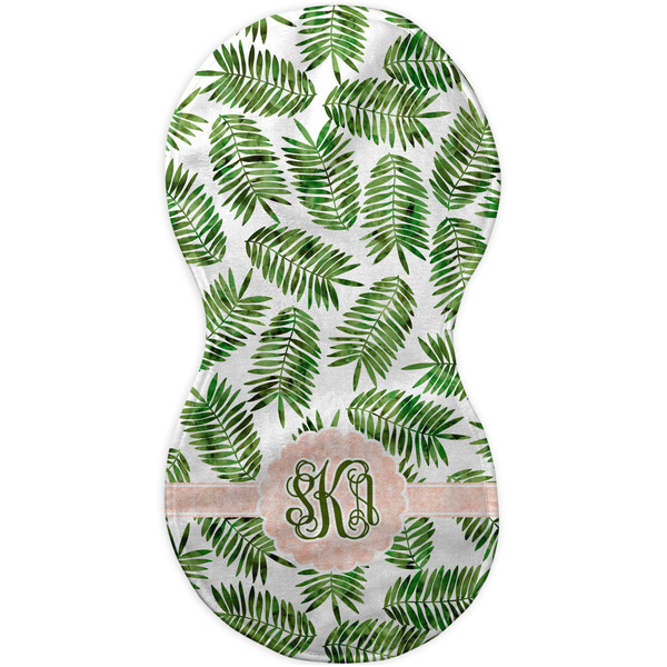 Tropical Leaves Burp Peanut Shaped Flat
