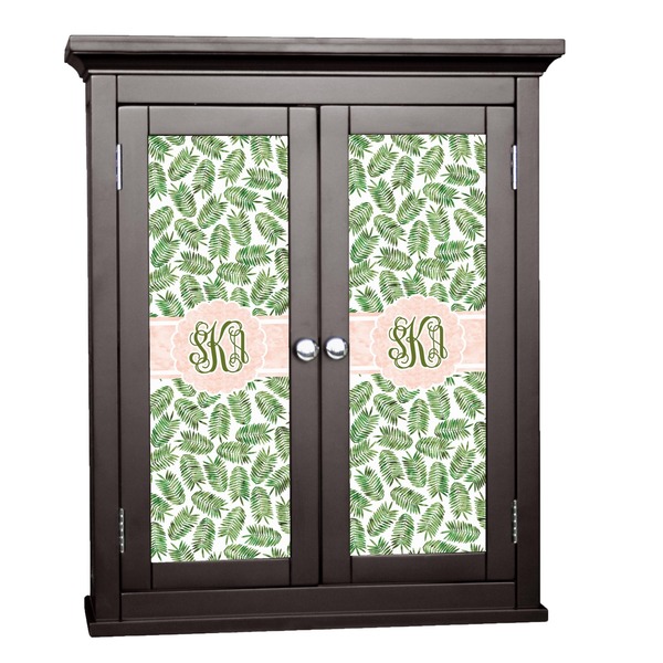 Custom Tropical Leaves Cabinet Decal - Small (Personalized)