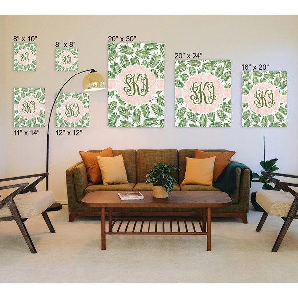 Tropical Leaves Canvas Prints - Multiple Sizes