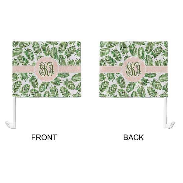 Tropical Leaves Car Flag - Large - APPROVAL