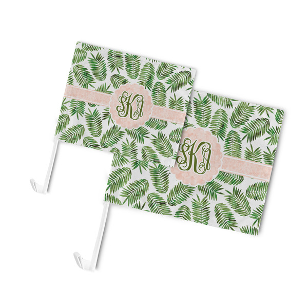 Tropical Leaves Car Flags - PARENT MAIN (both sizes)