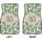 Tropical Leaves Car Mat Front - Approval