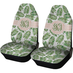 Tropical Leaves Car Seat Covers (Set of Two) (Personalized)