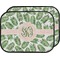 Tropical Leaves Car Floor Mats (Back Seat) (Personalized)