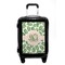 Tropical Leaves Carry On Hard Shell Suitcase - Front