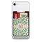 Tropical Leaves Cell Phone Credit Card Holder w/ Phone