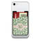 Tropical Leaves 2-in-1 Cell Phone Credit Card Holder & Screen Cleaner (Personalized)