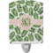 Tropical Leaves Ceramic Night Light (Personalized)