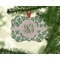 Tropical Leaves Christmas Ornament (On Tree)