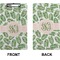 Tropical Leaves Clipboard (Legal) (Front + Back)
