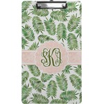 Tropical Leaves Clipboard (Legal Size) (Personalized)