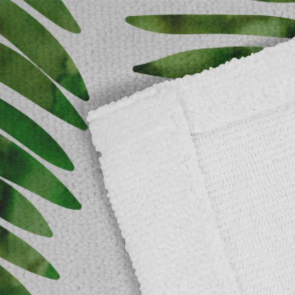 Tropical Leaves Close up of Fabric