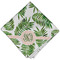 Tropical Leaves Cloth Dinner Napkin - Single w/ Monogram