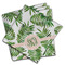 Tropical Leaves Cloth Napkins - Personalized Dinner (PARENT MAIN Set of 4)