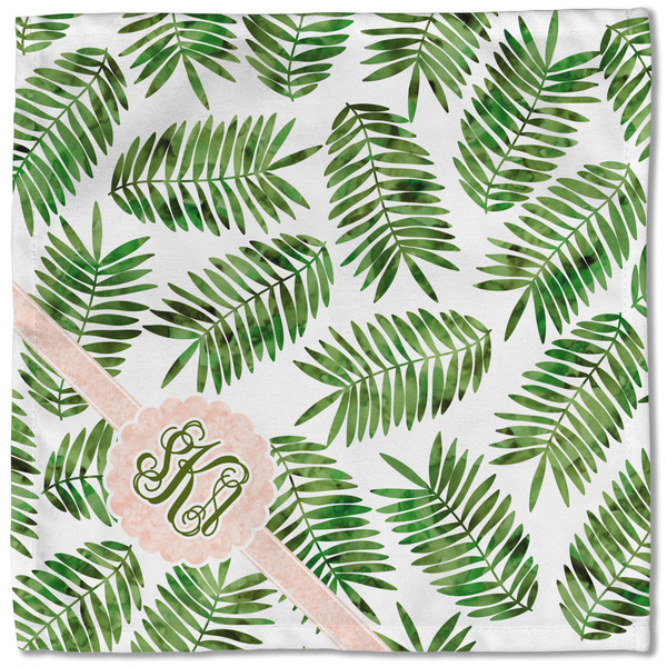 Tropical Leaves Cloth Napkins - Personalized Lunch (Single Full Open)