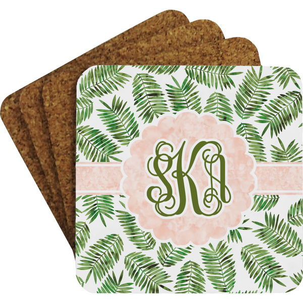 Tropical Leaves Coaster Set (Personalized)