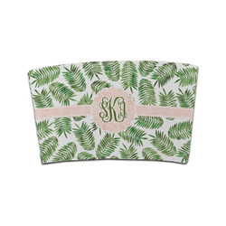 Tropical Leaves Coffee Cup Sleeve (Personalized)