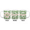 Tropical Leaves Coffee Mug - 11 oz - White APPROVAL