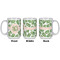 Tropical Leaves Coffee Mug - 15 oz - White APPROVAL