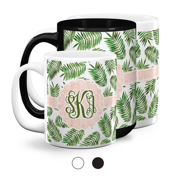 Tropical Leaves Coffee Mugs Main