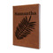 Tropical Leaves Leatherette Journal (Personalized)