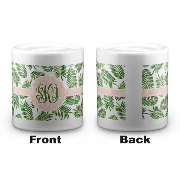 Tropical Leaves Coin Bank - Apvl