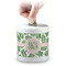Tropical Leaves Coin Bank (Personalized)