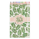 Tropical Leaves Colored Pencils (Personalized)