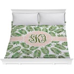 Tropical Leaves Comforter - King (Personalized)