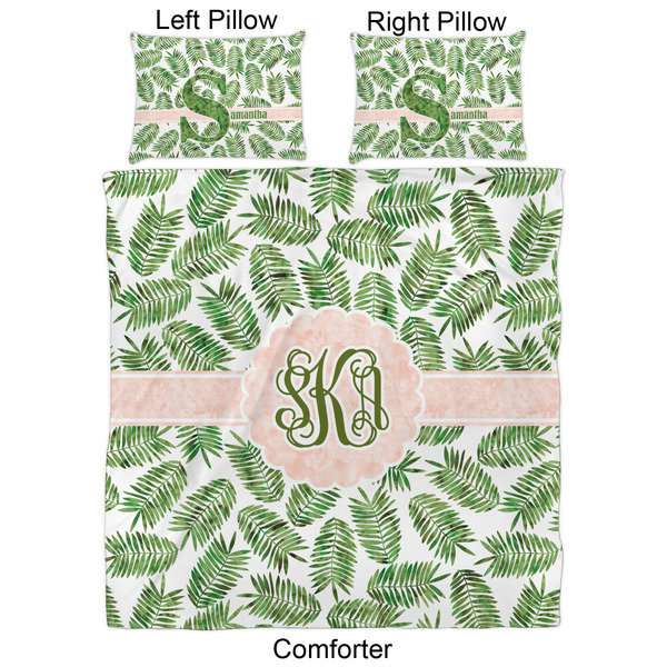 Tropical Leaves Comforter Set - Queen - Approval