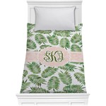 Tropical Leaves Comforter - Twin (Personalized)