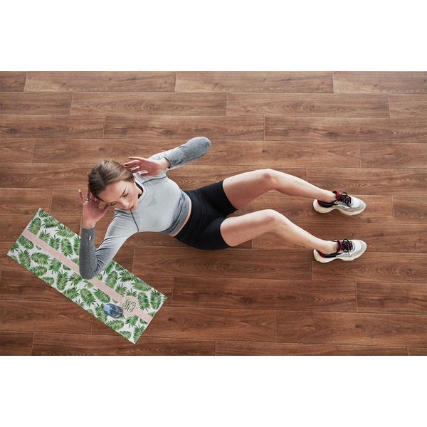 Tropical Leaves Cooling Towel- Lifestyle