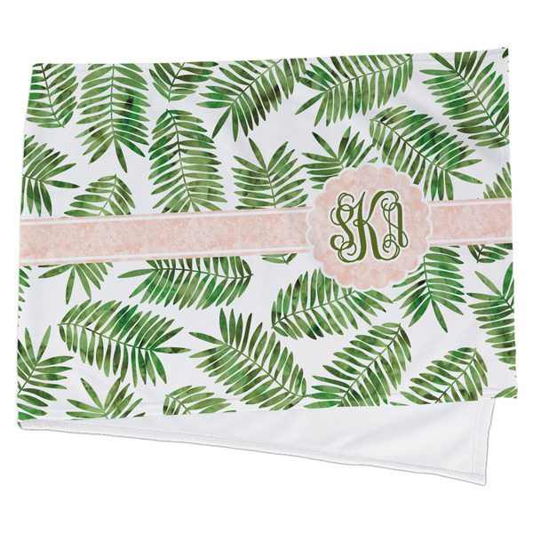 Custom Tropical Leaves Cooling Towel (Personalized)