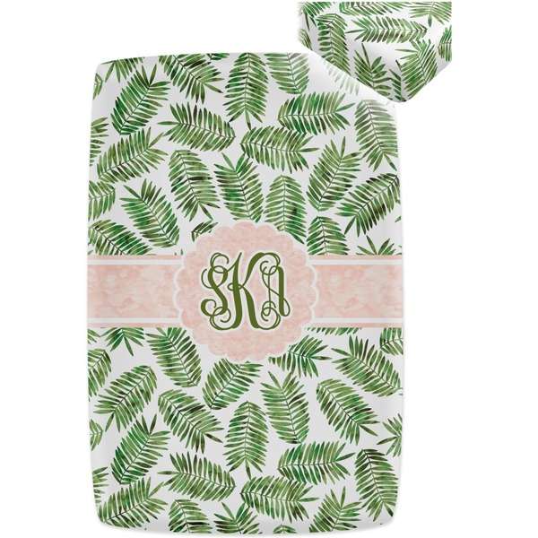 Tropical Leaves Crib Fitted Sheet - Apvl