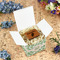 Tropical Leaves Cubic Gift Box - In Context