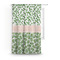 Tropical Leaves Custom Curtain With Window and Rod