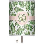 Tropical Leaves 7" Drum Lamp Shade (Personalized)
