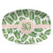 Tropical Leaves Microwave & Dishwasher Safe CP Plastic Platter - Main