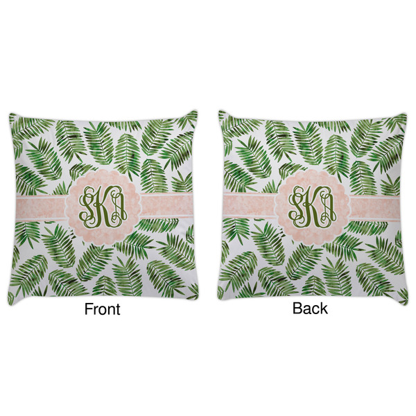 Tropical Leaves Decorative Pillow Case - Approval