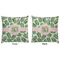 Tropical Leaves Decorative Pillow Case - Approval