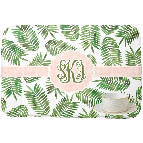 Tropical Leaves Dish Drying Mat