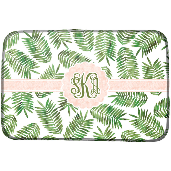 Custom Tropical Leaves Dish Drying Mat (Personalized)