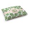 Tropical Leaves Dog Bed - Medium w/ Monogram