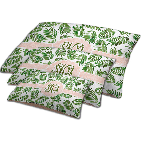 Tropical Leaves Dog Beds - MAIN (sm, med, lrg)