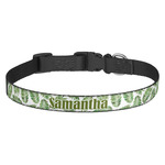 Tropical Leaves Dog Collar (Personalized)