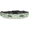 Tropical Leaves Dog Collar Round - Main